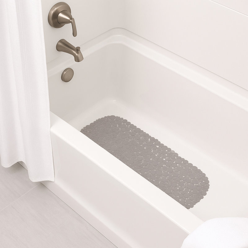 Jalese Non-Slip Shower Mat, Taupe