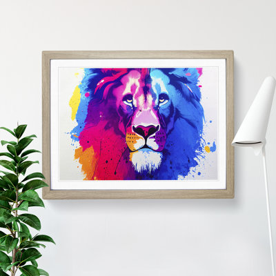 Colourful Lion Vol.4 Abstract - Print