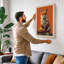 Portrait Fox Modern - Wrapped Canvas-774936473-774936483