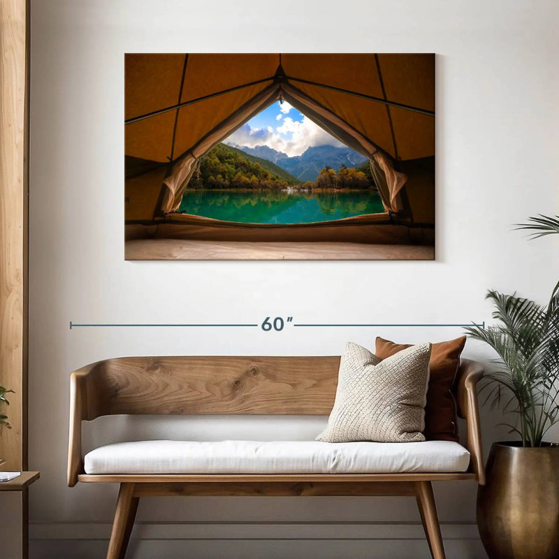 Senne Lakeside Tent View, 30" H x 45" W