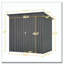 Remise de rangement extérieure 6 x 4 pi, remise à outils toutes saisons pour jardin, cour, pelouse, noir-121647204-121643593