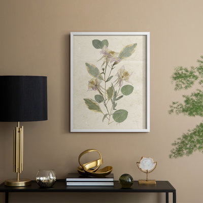 Pressed Arrangement III, reproduction encadrée - bois massif