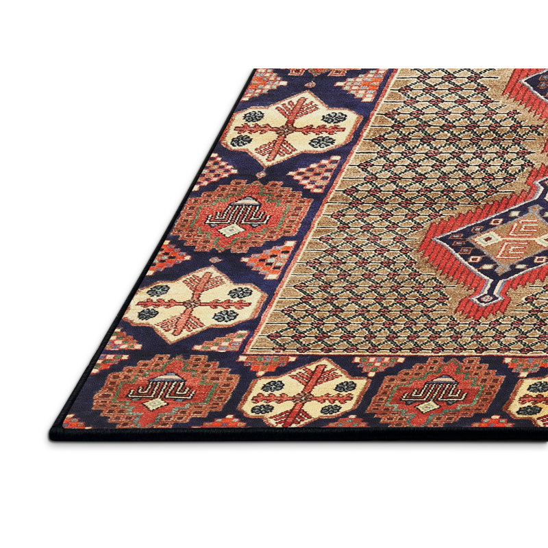 Tapis brun Southwestern, Rectangle 6 pi x 9 pi