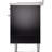 ILVE Professional Plus II 60 Inch Dual Fuel Range, 7 Sealed Burners, Griddle, French Top (Glass Door)-98168251-98168248