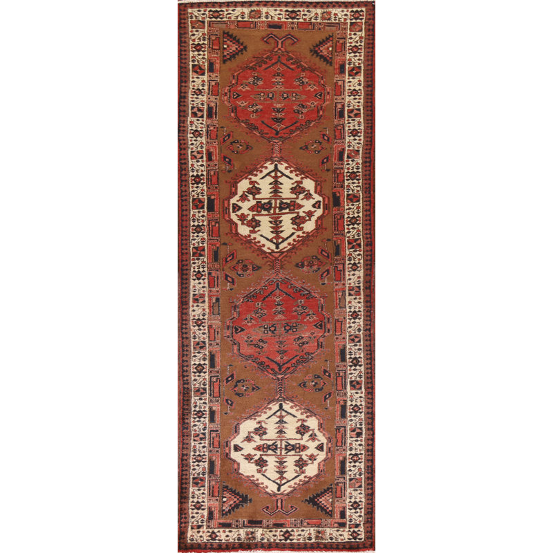 Tapis de couloir brun 3x11