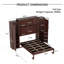 Lit escamotable, lit escamotable avec 2 garde-robes et tablette de rangement-2031767967-2031767965