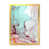 Toile avec cadre photo doré