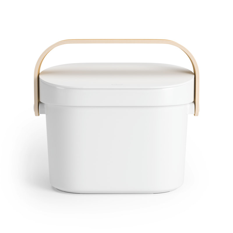 Bellwood Compost Bin Wht/Nat