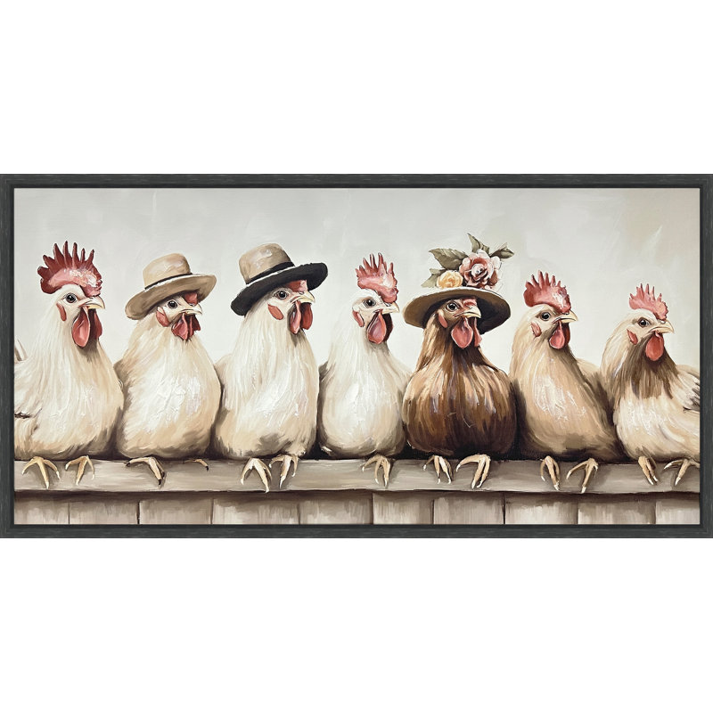 Art mural toile Cluck Couture