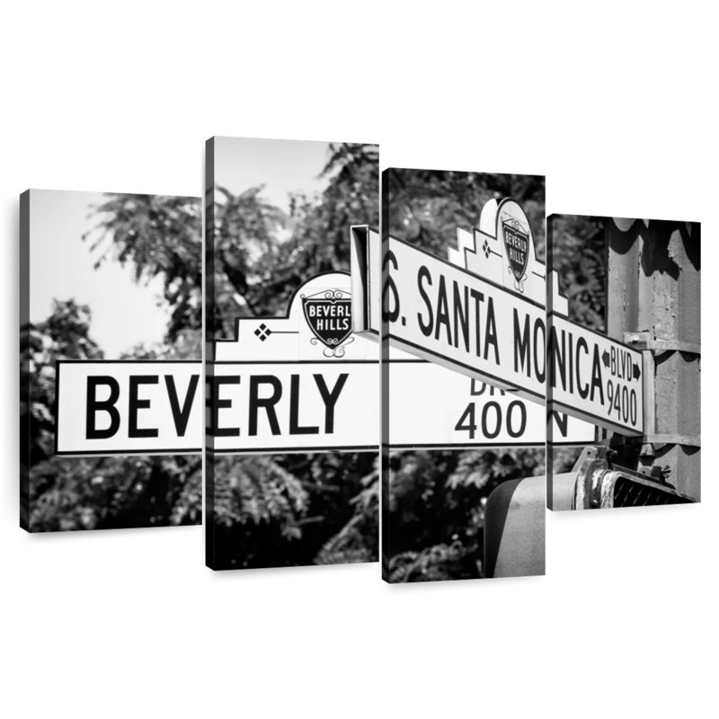 Plaque de rue Nicci, Californie, LA, H 22 po x l 36 po