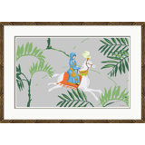 Sultan Rider, Blue Giclee Print by Dana Gibson