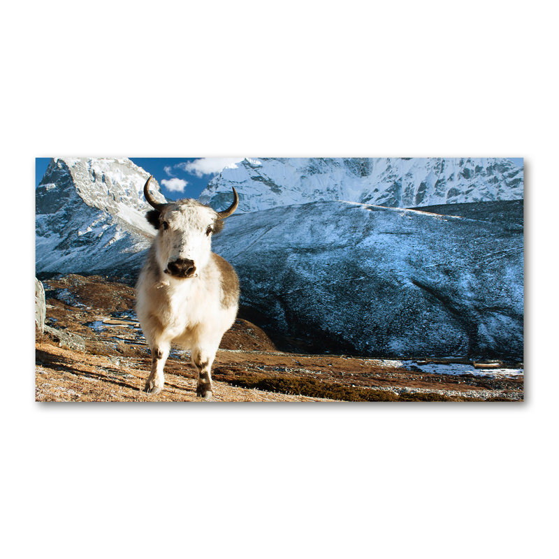 Yak Mountains - Wrapped Canvas Art Prints