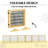 6-Panel Folding Dog,Wooden Pet Gate