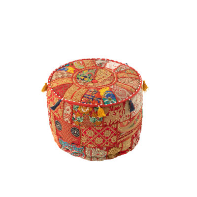 Spring / Summer 2024 40cm Wide Round Floral Pouffe Ottoman