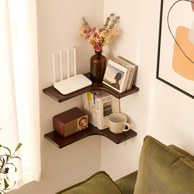 Solid Wood Floating Wall Shelf