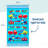 Wildkin Kids Beach Towel – 100% Cotton, Soft & Absorbent, Ideal Pool & Beach Essential - Trains, Planes and Trucks-114286470