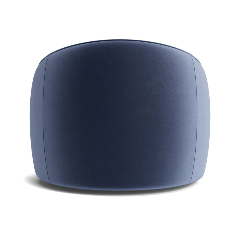 Giselle Full Swivel Chair, Performance Velvet - Indigo