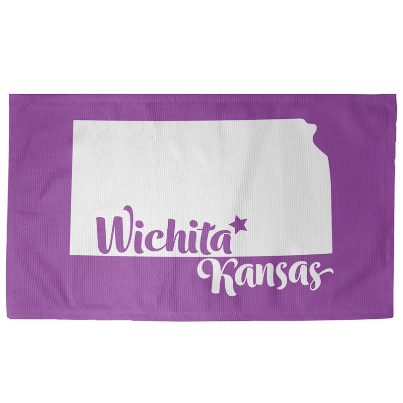 Tapis de zone mauve kansas wichita, Rectangle 2 pi x 3 pi, Oui