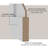 Sliding Pocket Door White Standard Door with Hardware Kit Set-88595093