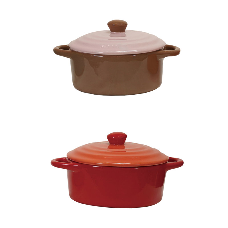 Mini-cocotte en grès, Multi-couleur