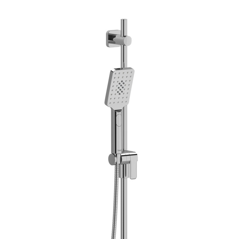 Handshower Set With 36" Slide Bar and 3-Function Handshower, Chrome, 1.8 GPM