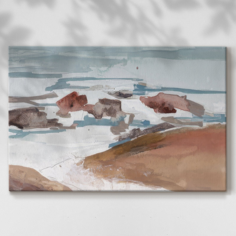 Coastal Calm Shores I -Gallery Wraraped Cavas, 24 x 36