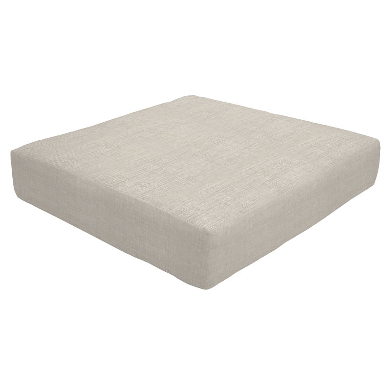 Coussin de repose-pieds sunbrella intérieur/extérieur couteaux edge, Argent coulé Sunbrella®, H 5 po x l 26 po x P 24 po