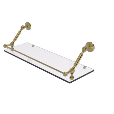Tablette flottante avec barre de galerie hertzler