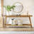 70.9 Inches Extra Long Farmhouse Console Table, Wood Entryway Table With 2-Tier Open Storage, Rustic Narrow Sofa Table Behind Couch For Hallway, Living Room, Or Foyer-726376269