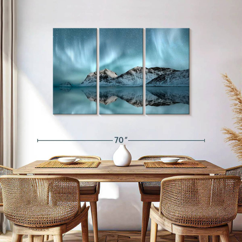 Alvord Nordland Northern Lights, H 36 po x l 57 po