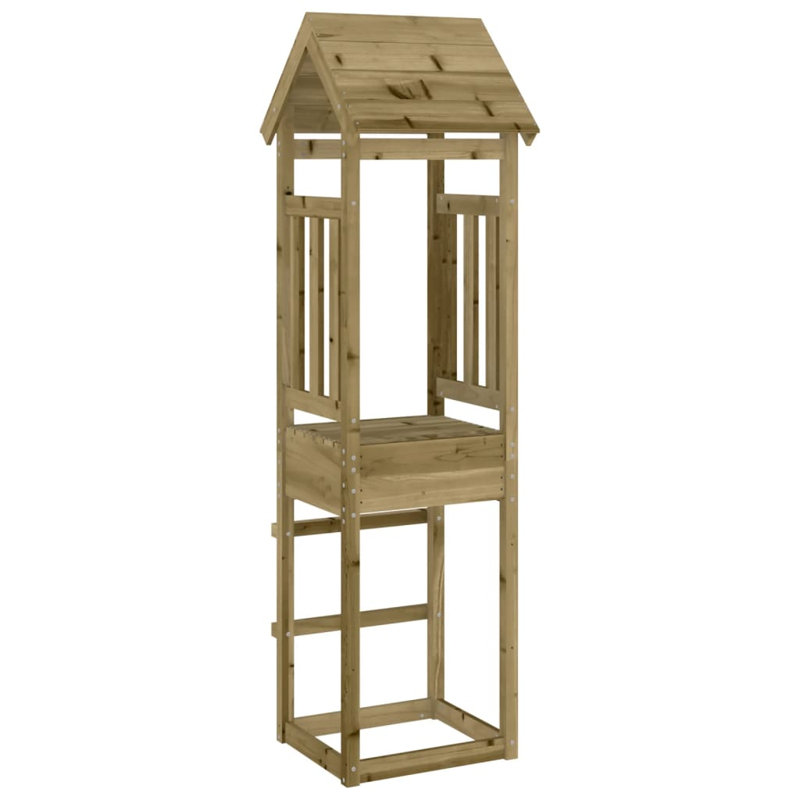 Play Tower 52,5x46,5x206,5 cm Wood, Impregnated Wood Pine