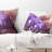 Abstract Abstract Natural Amethyst Geode Lumbar Pillow