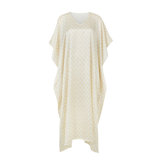 Silk Kaftan One Size Seashell
