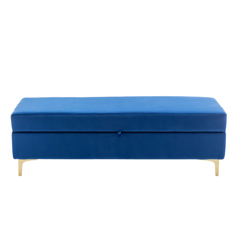 Banc de rangement en velours Mercer41, Île Seymour Nord, Galapagos