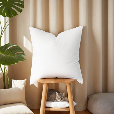 Noyau de coussin de 18 pouces, coussin décoratif, respirant, confortable, coussin moelleux, soulager le stress, convient à la chambre à coucher, au canapé, à la chambre d'amis, au dortoir