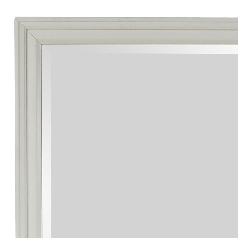 Commode 11 tiroirs avec miroir , Blanc
