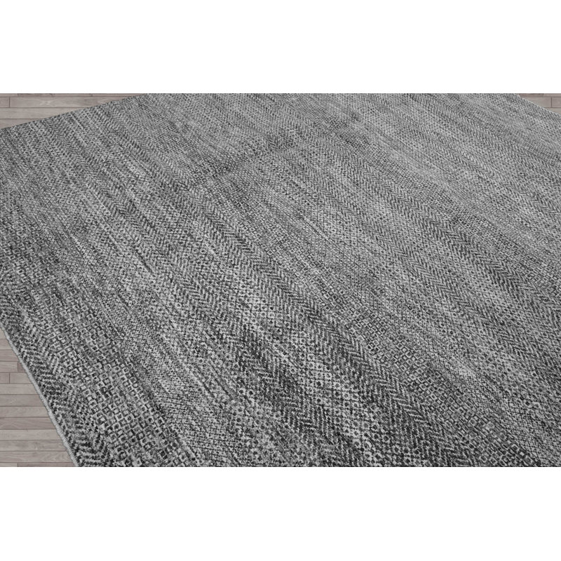 One-of-a-Kind Rectangle 8'1" X 10'2" Wool Area Rug White