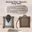 Rustic Faux Wood Bison Bust Mirror - Southwest & Native American Inspired