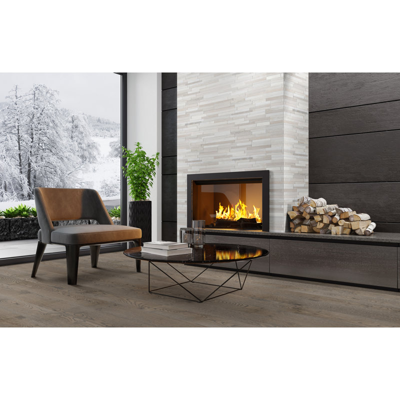 Stonecrest 6 in. x 24 in. Split Face Natural Stone Ledger Panel Wall Tile, Tivoli Sand