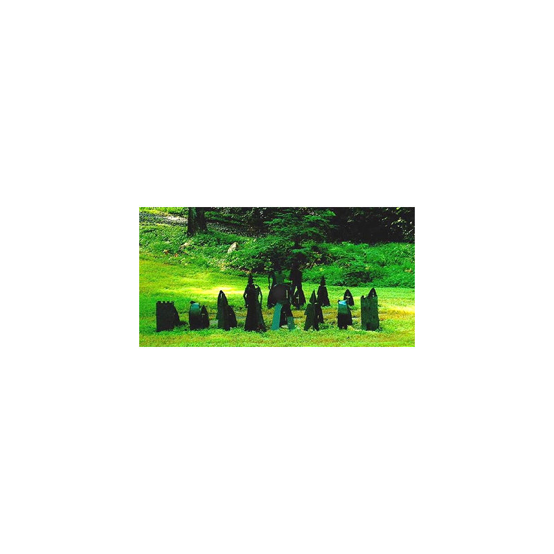 Outdoor Chess Set Garden Statue