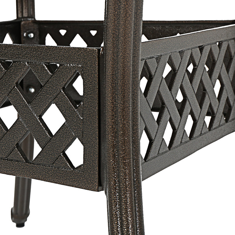 Outdoor Expandable Aluminum Dining Table