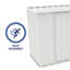 Abri de rangement pour poubelle en métal l 7 pi 6 po x P 2 pi Absco-97830530