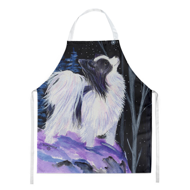 No Pattern Bib Apron