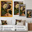 Victorienne rétro Hydrangena I - art mural sur toile florale-87380949-87380954