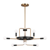 Sacci 9 - Light Sputnik Modern Linear Chandelier