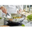 Wok en acier inoxydable 20,5 po