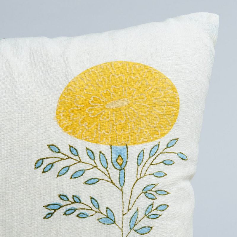 Schumacher x Molly Mahon Marigold Pillow