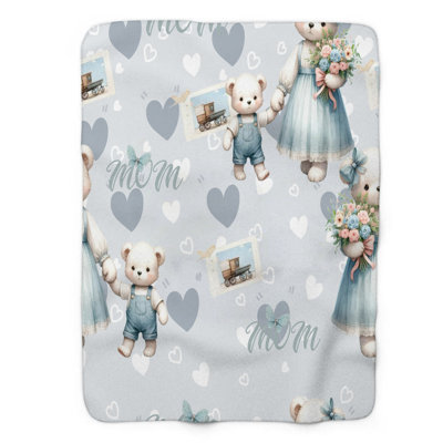 Maman Teddy - couverture de qualité supérieure 1 pièce