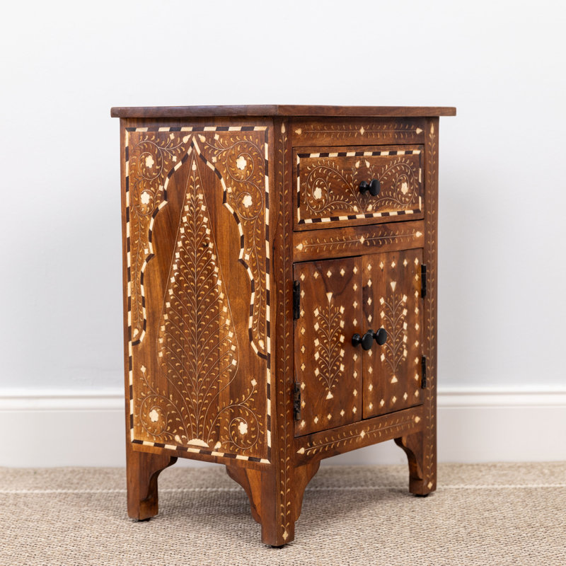 Table de chevet en bois massif