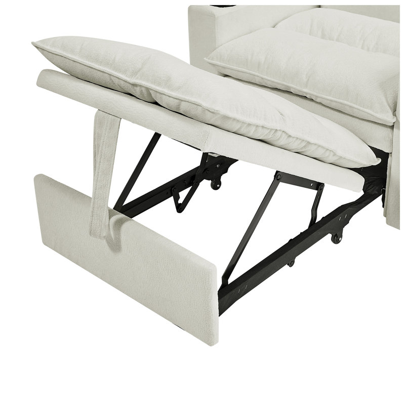 Fauteuil-lit convertible 3 en 1 AijiaFurniture l 36,14 po x P 39,76 po x H 31,89 po